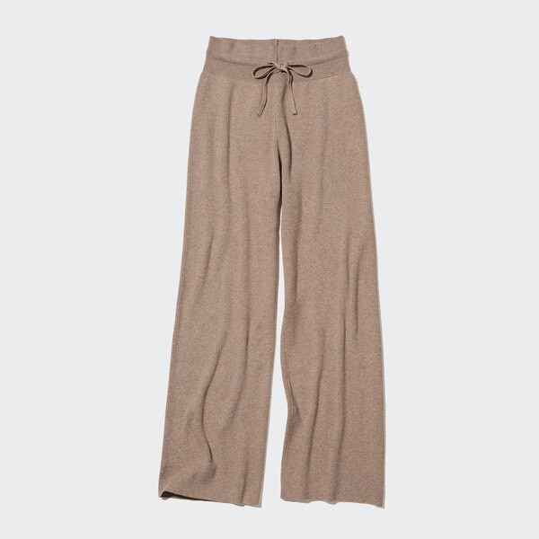 Washable Knit Ribbed Pants | UNIQLO (US)