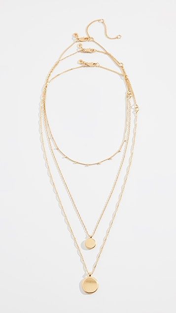 Coin Layer Pendant Necklace | Shopbop
