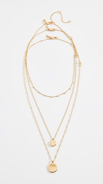 Coin Layer Pendant Necklace | Shopbop
