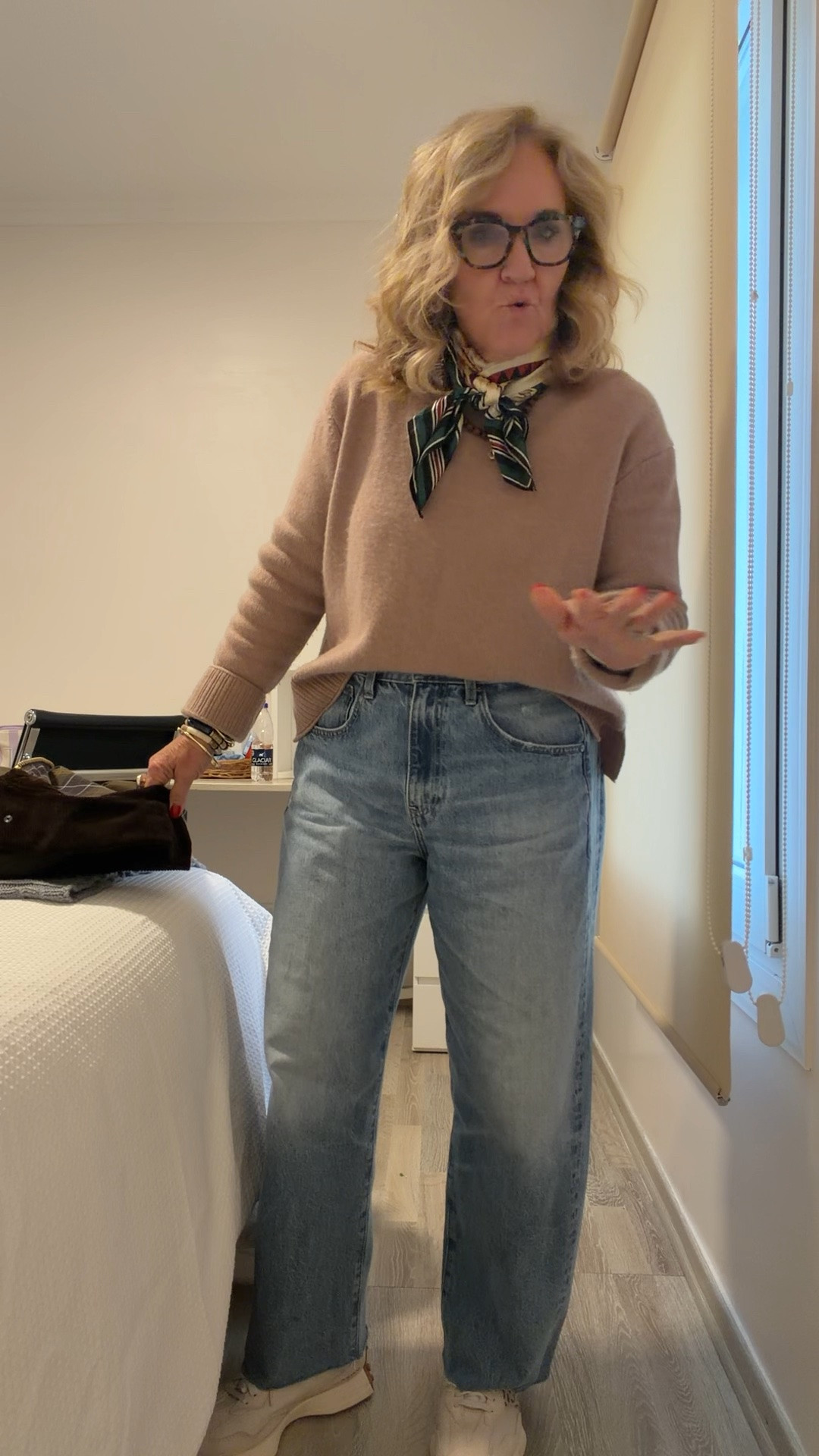 Heading back to the states and I have an overnight flight. This cashmere sweater is one of the heroes of my trip. It’s medium weight very relaxed fit easy and easy off. I’m wearing a medium.
The jeans are so comfortable I wouldn’t normally travel in jeans. But these are very comfy. They’ll be warm and I’m just going home when I get home so it’s just fine wearing a size 29 for a very roomy fit.
Wearing who my wax cotton Barbour jacket from the Nordstrom anniversary sale in size 8. I wouldn’t normally fly with this as it’s not as cozy as a quilted jacket, but my girlfriend ended up keeping the one I brought and she ordered me another one. She loved it that much! I’ll link both jackets.
Remember the Ralph Lauren jacket doesn’t have room for layers underneath so size up if you want to layer something underneath it

#LTKOver40 #LTKSaleAlert #LTKTravel