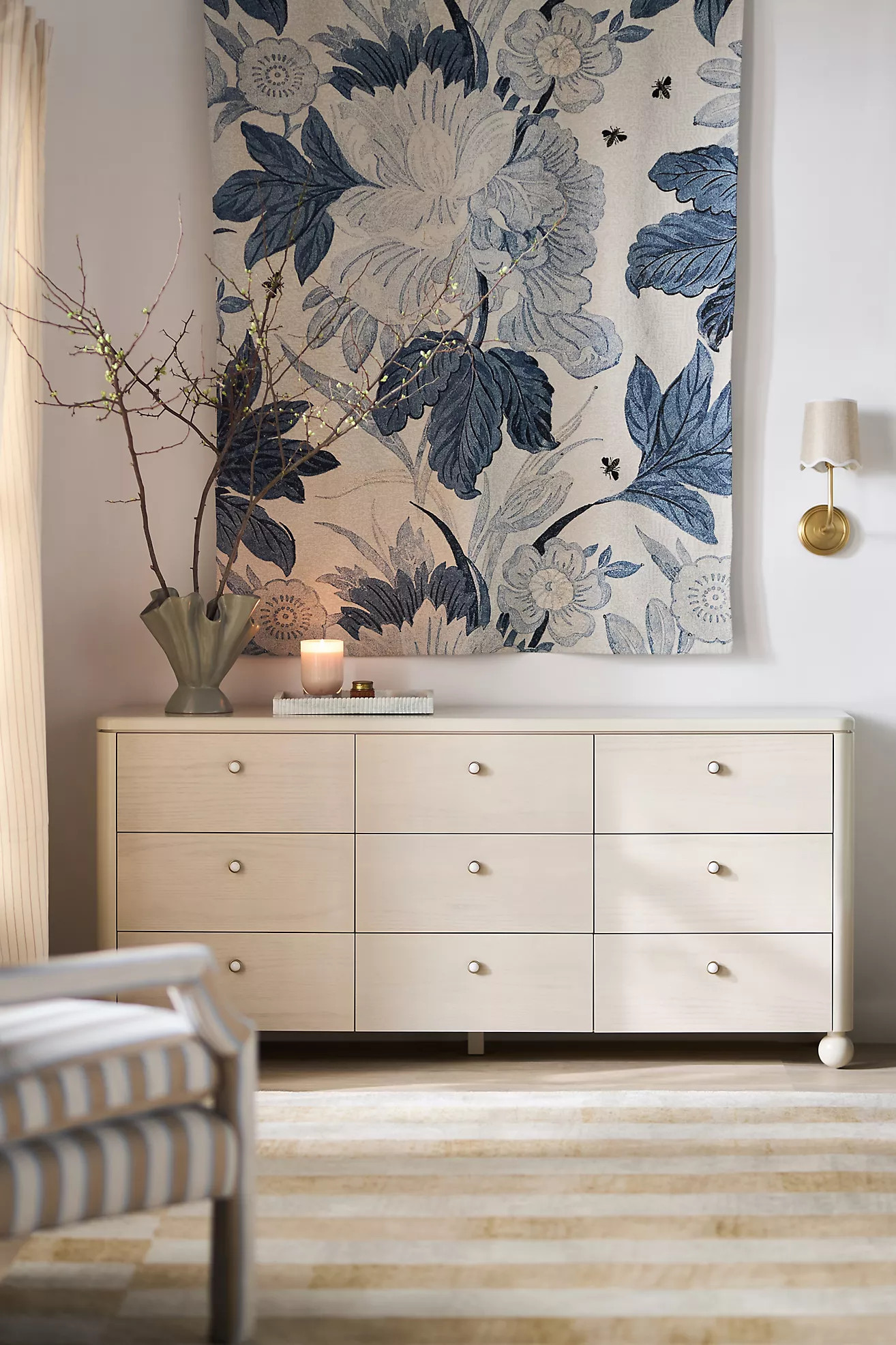 Tasha Lacquer Nine-Drawer Dresser | Anthropologie (US)
