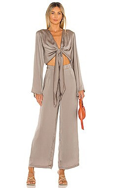 SNDYS Pluto Jumpsuit in Olive from Revolve.com | Revolve Clothing (Global)