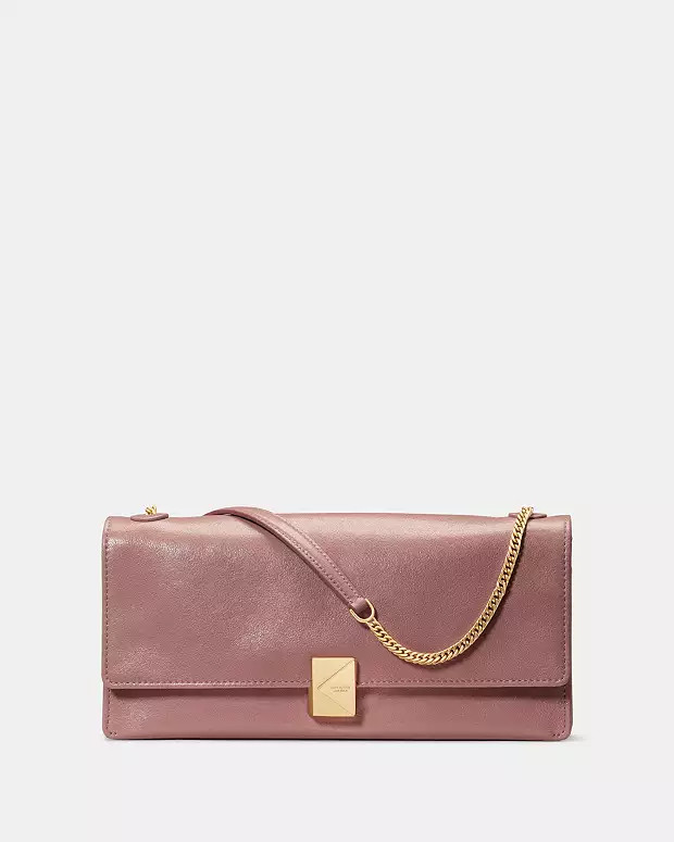 Deco Glazed Leather Soft Shoulder Bag | Kate Spade (US)