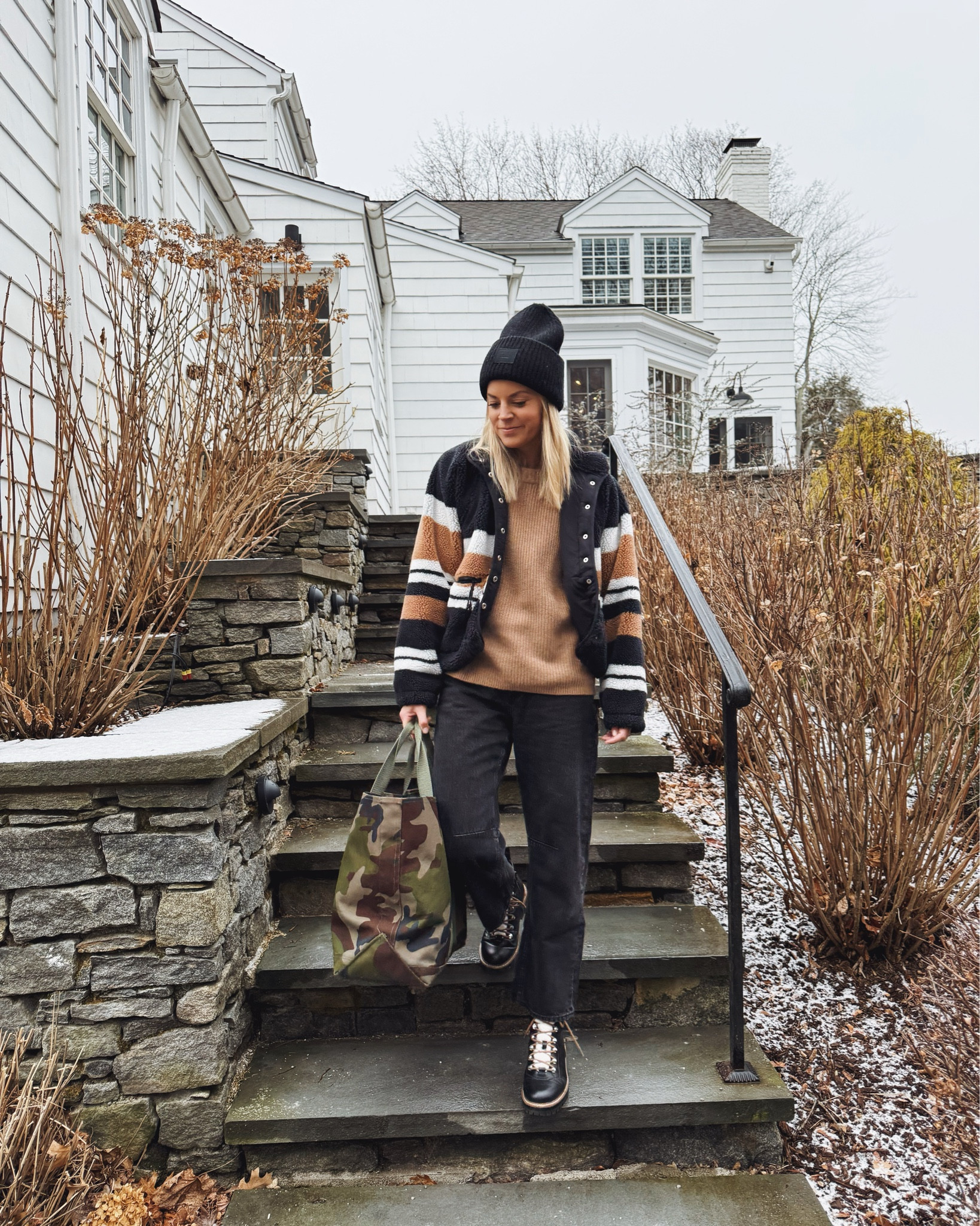 weekend style - headed out to the mall with the kids to burn some energy and hours. 

-the sweater is cashmere, but a fraction of the price, I sized up to the medium. 
-jeans I go 26R, tts, but this makes them a roomy fit so buy accordingly, I have them in 3 shades now! 
-small jacket 
-small white tee 
-boots are an old target find, but tts 

#LTKdayinmylife