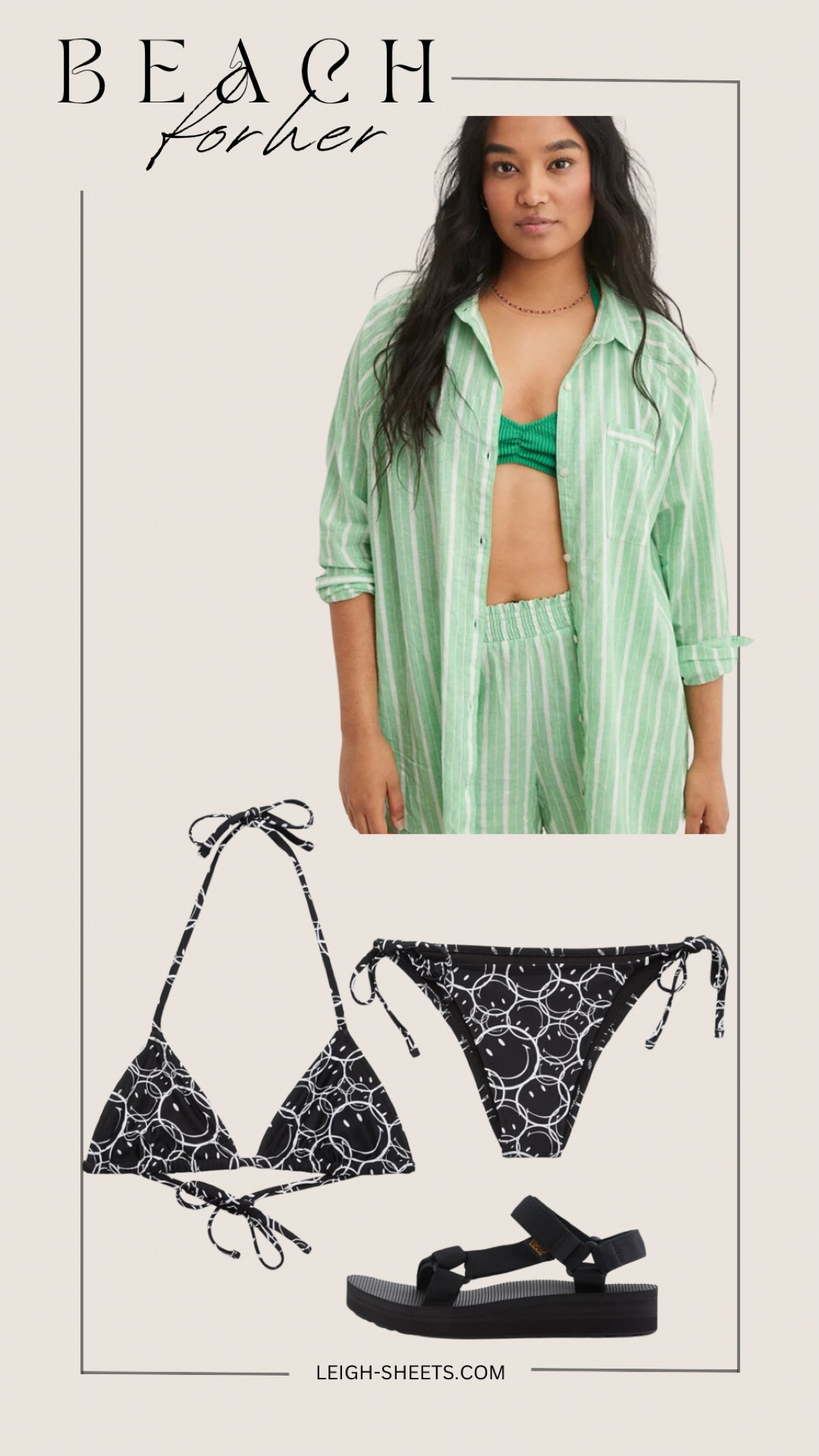 Beach outfit 
Bikini 
Swimsuit 
Swimsuit coverup 
Matching set 


#LTKfindsunder50 #LTKSeasonal #LTKswim