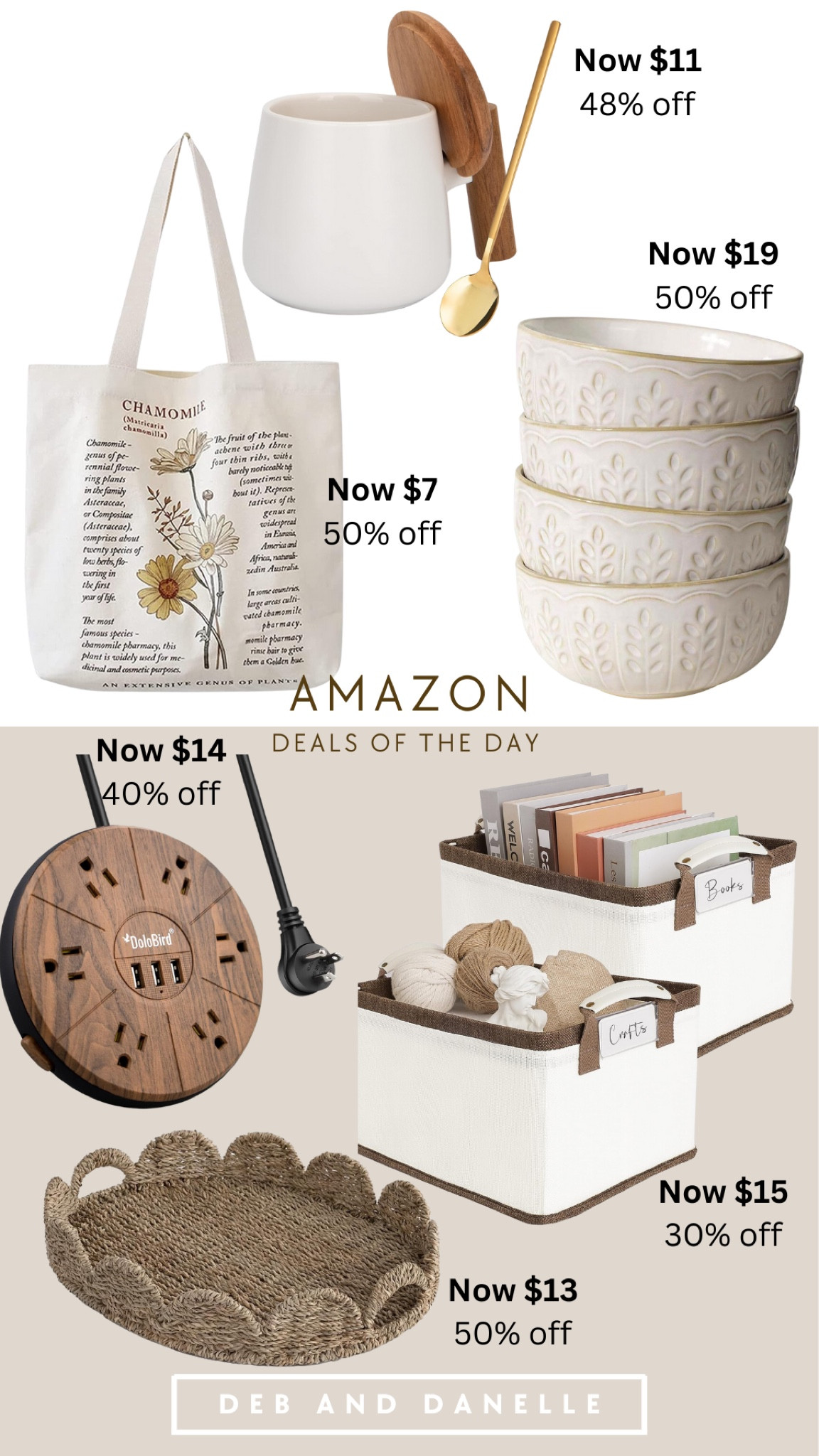 Here are a couple great deals for your home from Amazon. Everything sticks to my woods and whites theme and a few would even be great for Spring. 

#LTKHome #LTKSeasonal #LTKSaleAlert