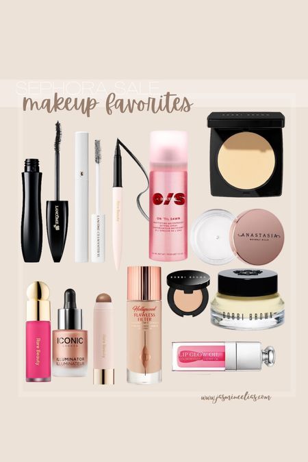 Sephora sale makeup favorites 

stock up because everything is on sale!

primer, blush, foundation, lipstick, mascara, eyeliner, concealer, highlighter 

#LTKsalealert #LTKbeauty #LTKxSephora