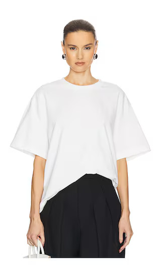 The Boxy Tee in Thick Jersey in Natural White | Revolve Clothing (Global)