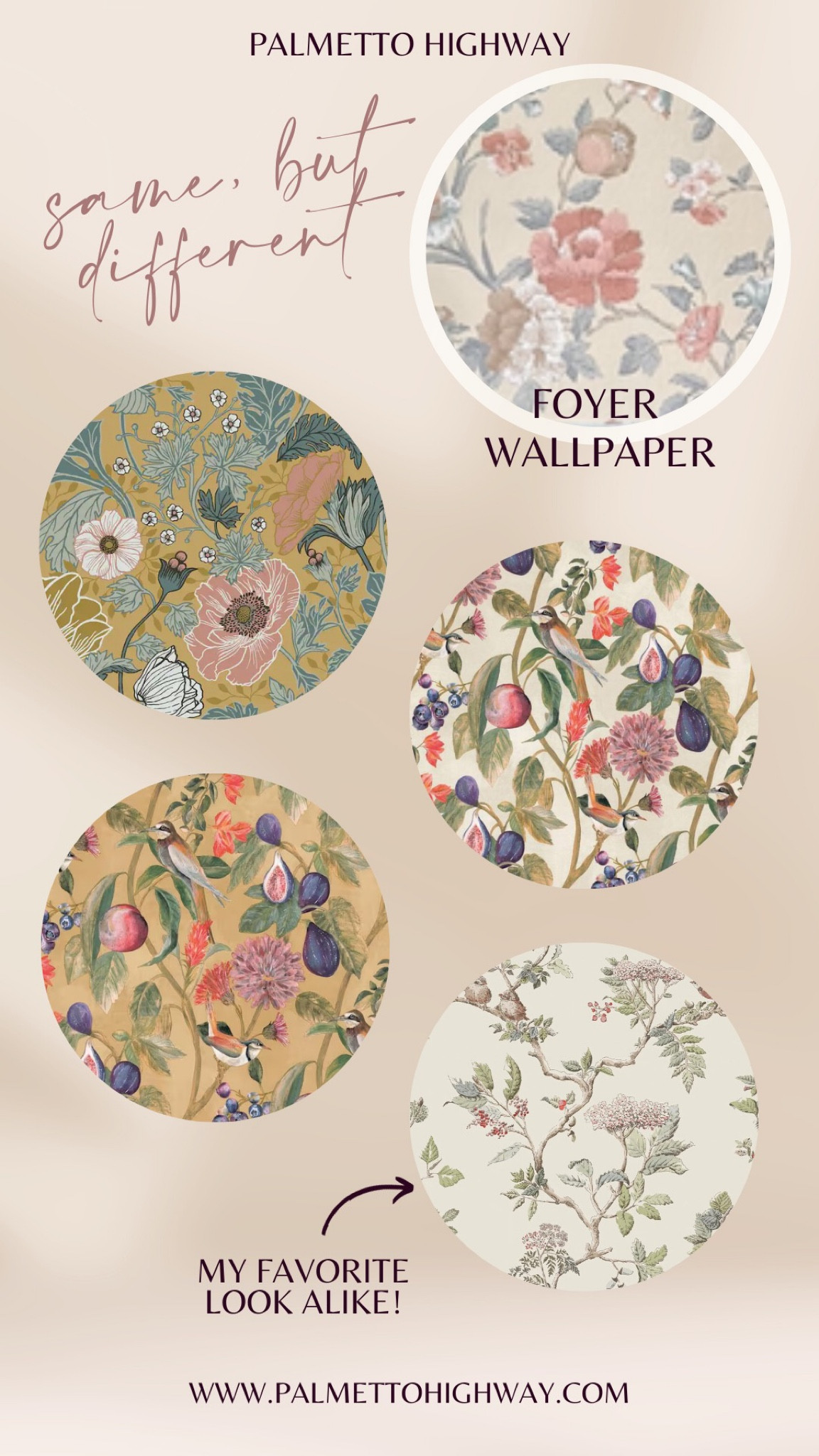 Foyer Wallpaper | Laura Ashley Elderwood Natural Wallpaper | Mustard Paper Non-Pasted Washable Wallpaper Roll | Ornate Nature Wallpaper Cream Paper Strippable Roll | Floral Wallpaper | Botanical Wallpaper | Non-Woven Wallpaper | Statement Wallpaper | Traditional Wallcovering | Vintage Wall Mural | Transitional Decor | Nature Wallpaper 

So many of you have asked me where to get my FOYER WALLPAPER, I know, it’s amazing! Unfortunately, it is original to the house BUT I’ve rounded up a few similar options that are available now! I love the traditional style of my entry. These floral patterned wallpapers could help you achieve a very similar look for your home decor.

#LTKhome