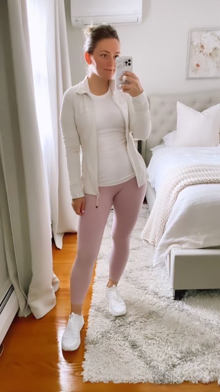 Todays casual outfit 

Allbirds sneakers, white sneakers, align leggings, spring outfits, activewear, Athleisure style

#LTKfitness #LTKfamily #LTKstyletip