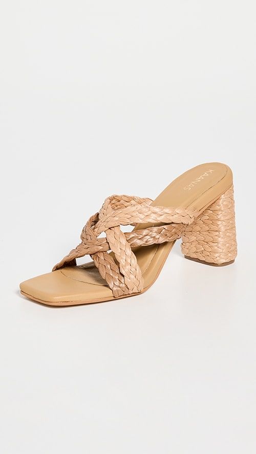Colima Crisscross Raffia Heel Sandals | Shopbop