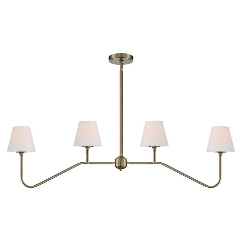 Lane 4 Light Metal Dimmable Geometric Chandelier | Wayfair North America