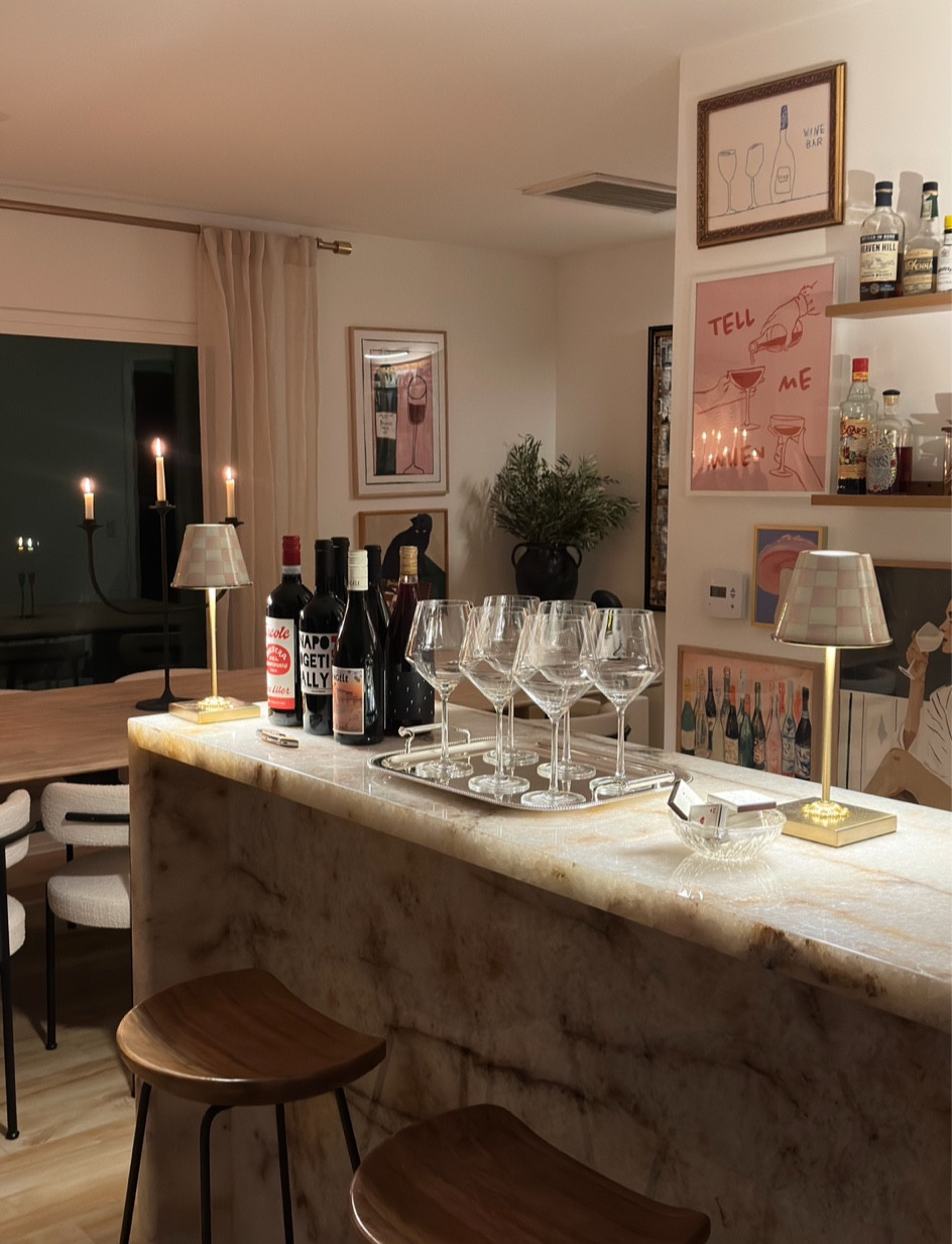 Wine bar at home 🍷 

#LTKparties #LTKhome