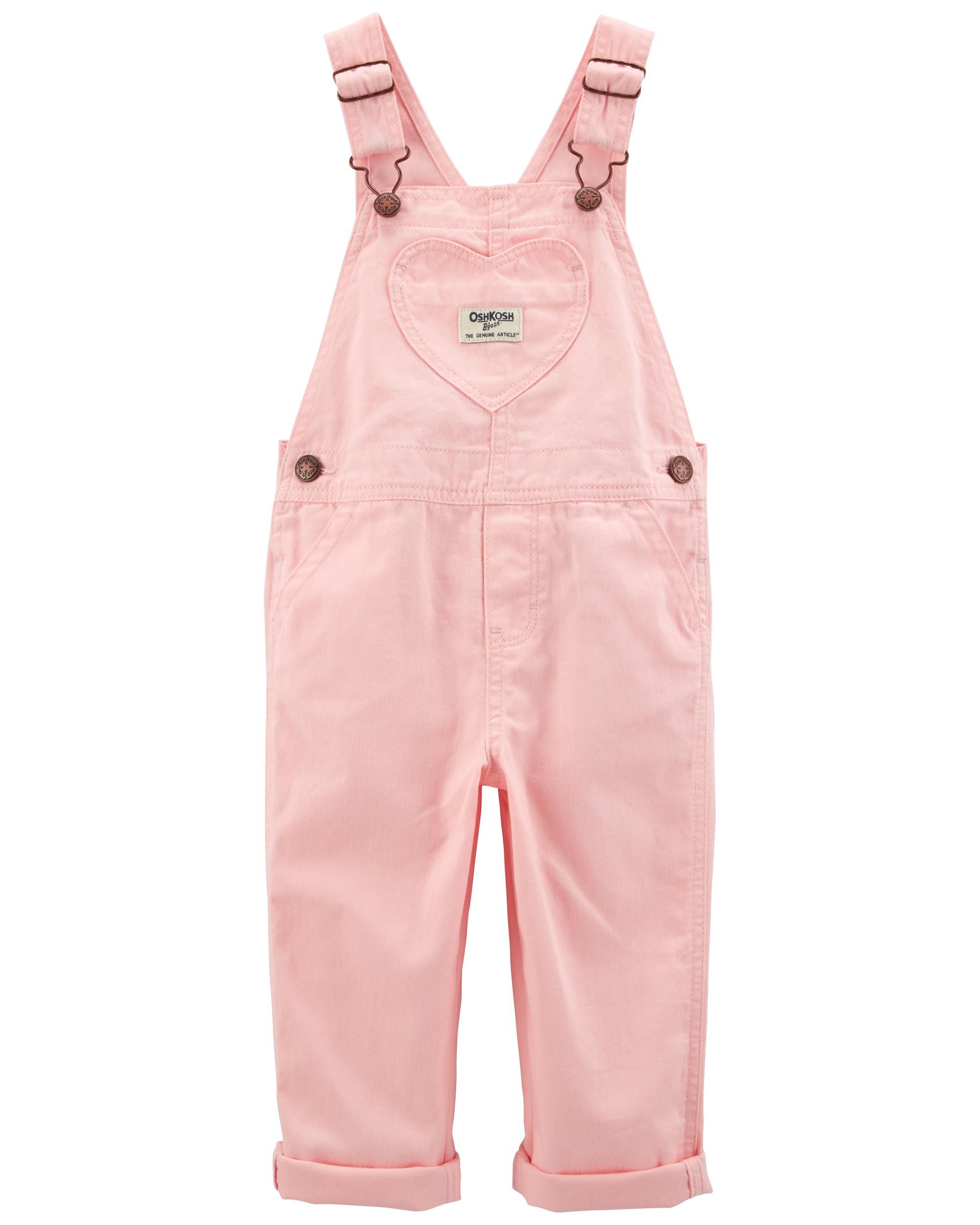 Toddler Heart Pocket Overalls | Carter's