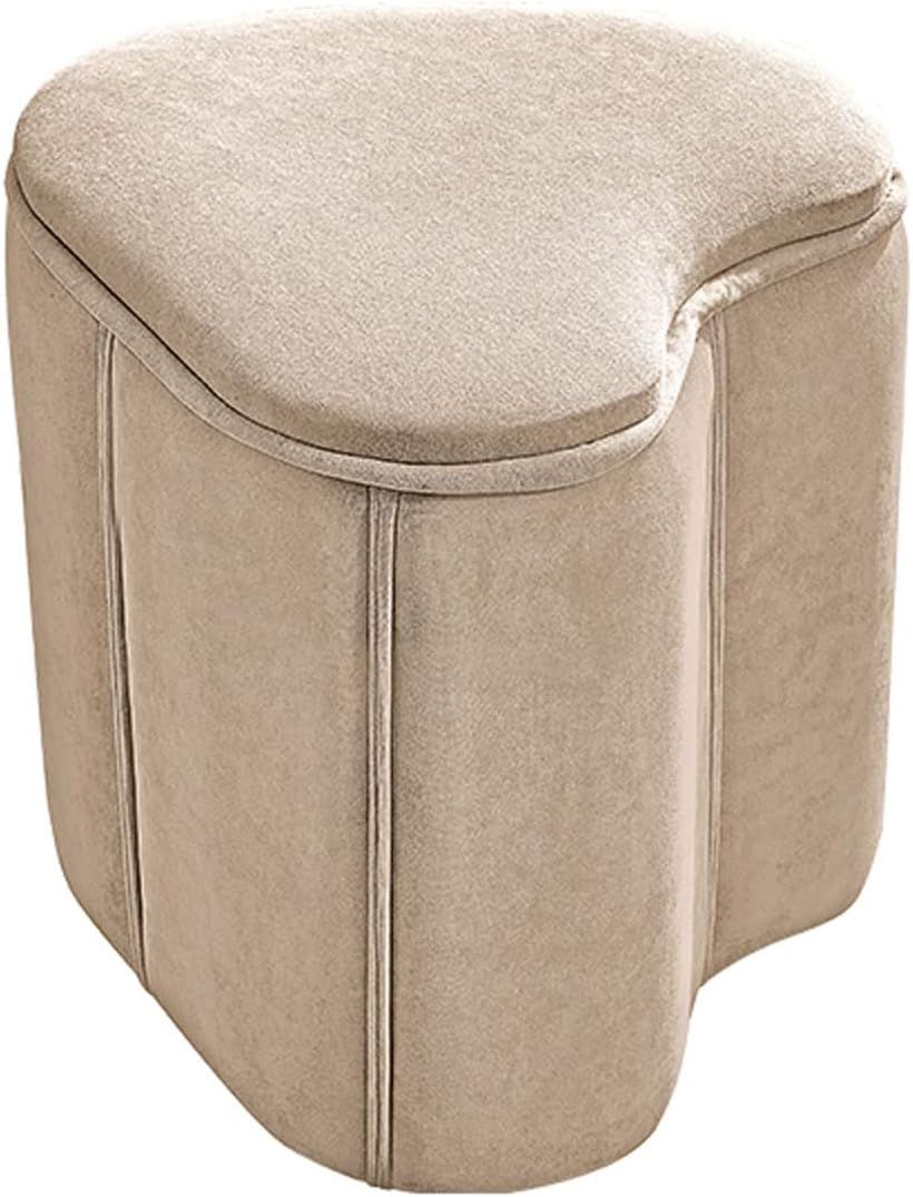 Step Stool Padded seat Sofa Footrest Stool Ottoman Stool Seat Bedroom Makeup Stool Home Fabric Be... | Amazon (US)