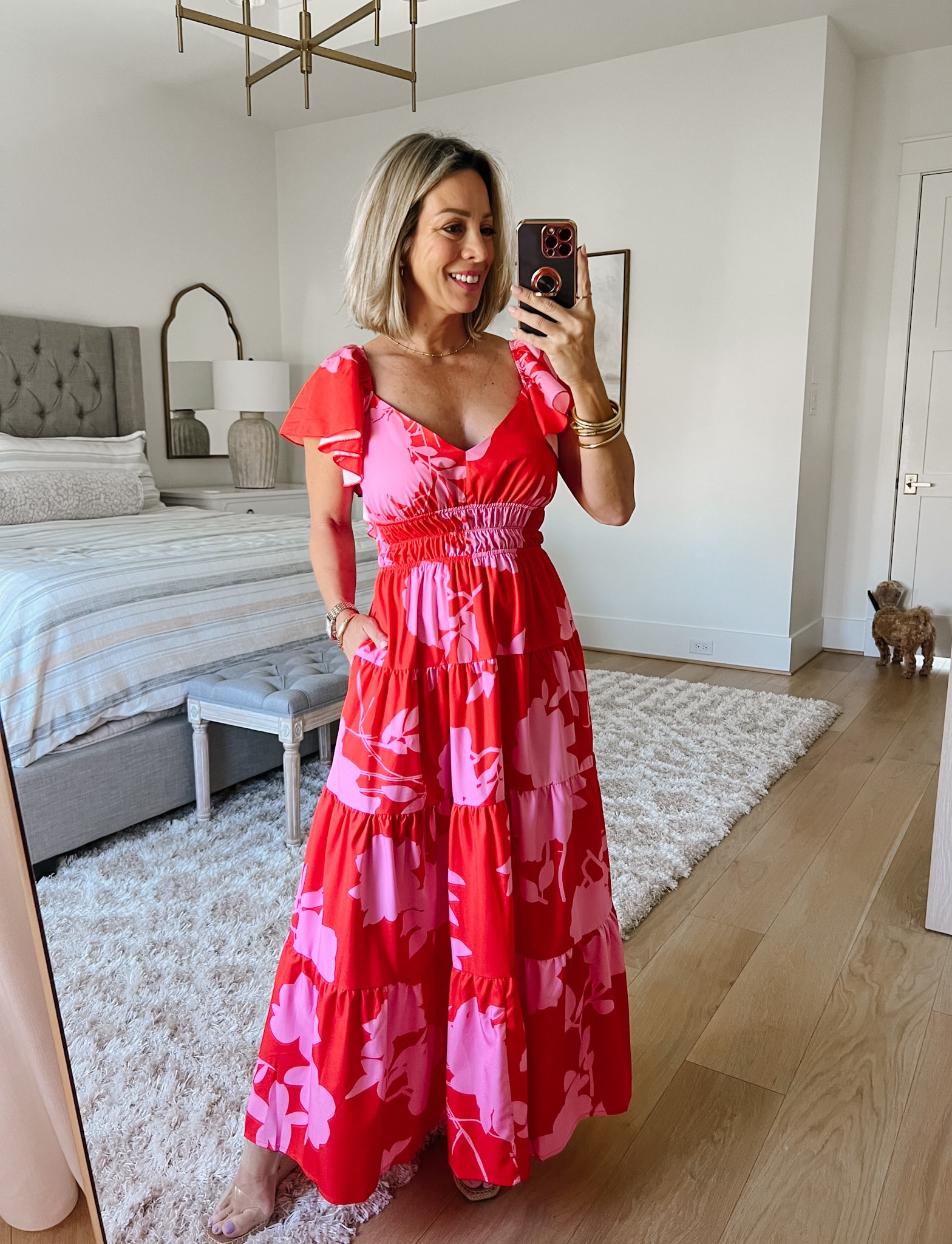 Amazon Dress 

Dress Fit: I’m wearing a Small

#LTKfindsunder50 #LTKover40 #LTKSeasonal