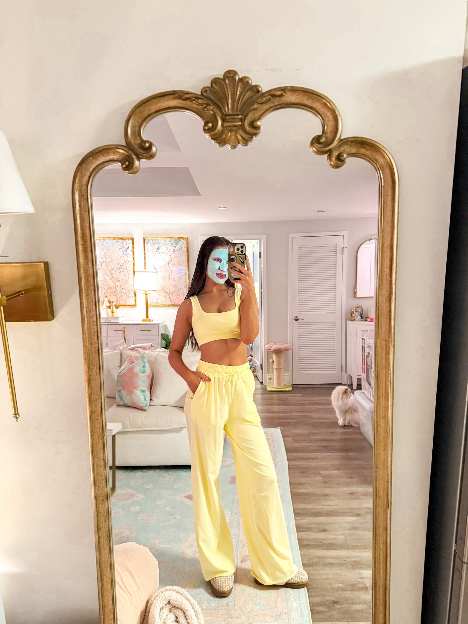 Yellow sweat set, fave face mask, and phone case⭐️✨

#LTKFindsUnder100 #LTKFindsUnder50