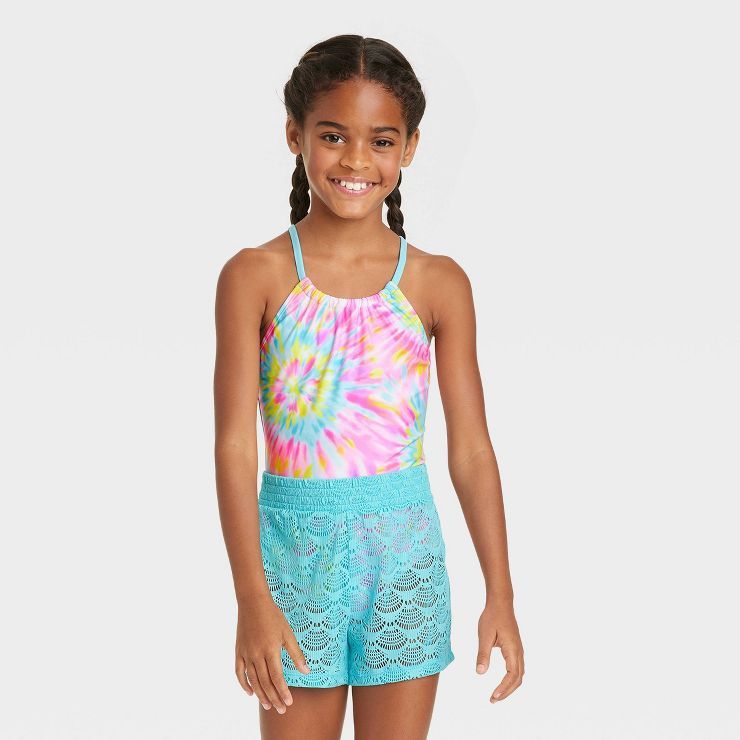 Girls' Rainbow Swirls with Crochet Shorts - Cat & Jack™ | Target