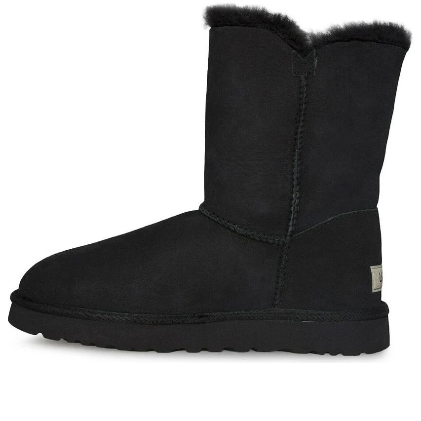 (WMNS) UGG Bailey Button Snow Boots Black 1096969-BLK | KICKS CREW