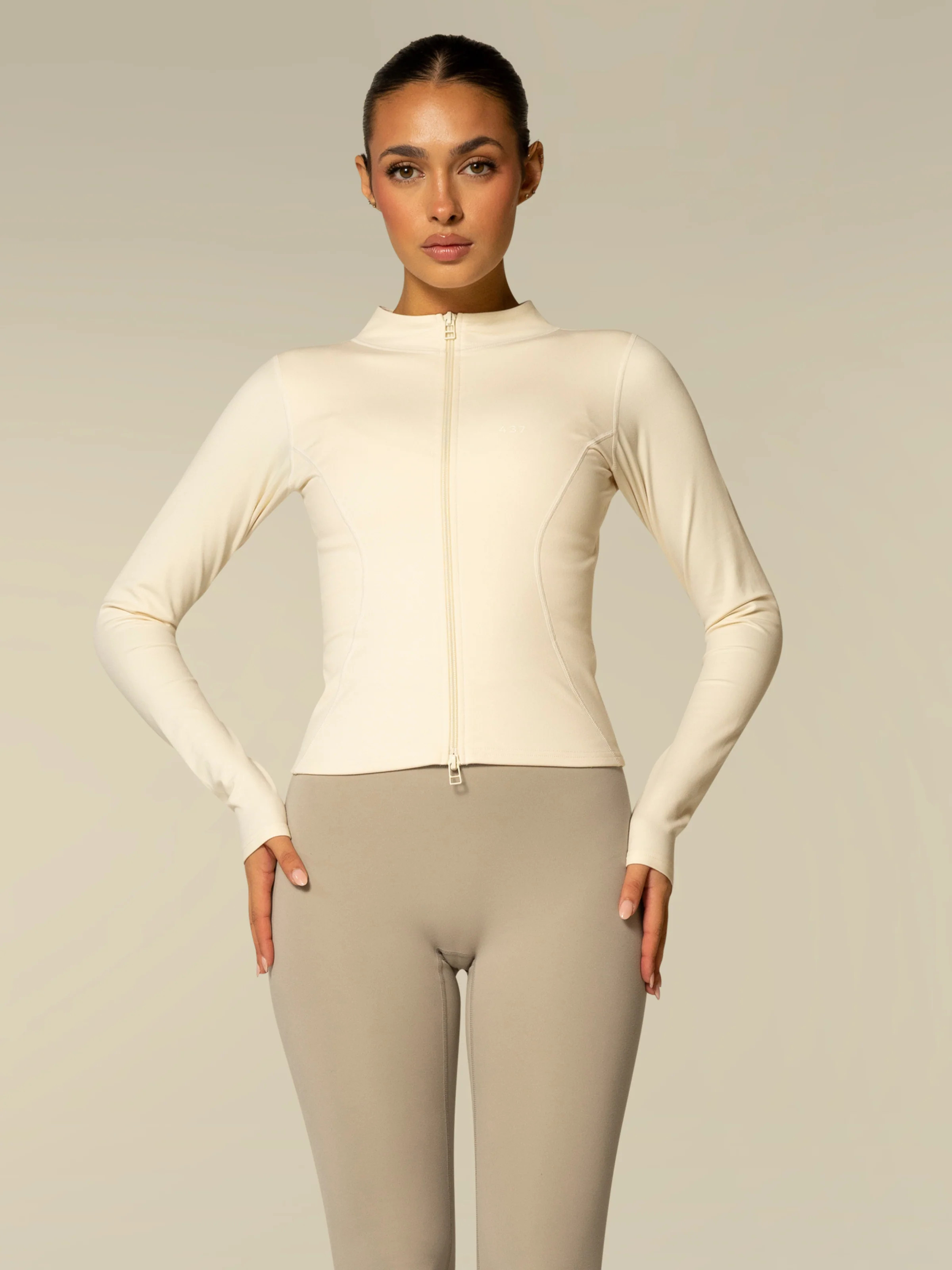 The Curve Jacket / Crème | 437