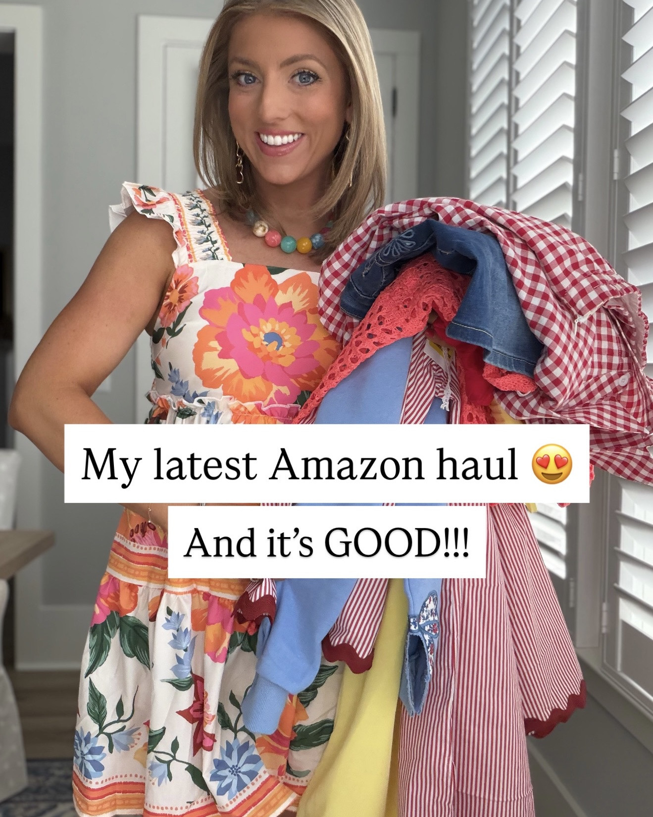 Amazon understood the assignment lately 😍🇺🇸☀️ So many GOOD new finds in this haul!! From the cutest patriotic sweatshirts + USA graphic tees to bright summer dresses, striped scallop details, and easy everyday outfits that look way more expensive than they are 👏🏼

I’m especially obsessed with the floral mini dress, the red striped ricrac dress, and all the fun Americana pieces for summer holidays, beach trips, BBQs, and casual everyday outfits ❤️🤍💙 Everything is comfy, affordable, and such a good mix of trendy + wearable!

Which look is your favorite?! ✨

#AmazonFashion #AmazonFinds #AmazonHaul #SummerFashion #PatrioticStyle #AmericanaStyle #FourthOfJulyOutfits #SummerOutfits #AffordableFashion #AmazonStyle #OOTD #CasualStyle #FashionFinds #VacationOutfits #MomStyle #CuteSummerOutfits #EverydayStyle #USAStyle #GraphicTeeStyle #SummerDressSeason #PatrioticOutfits #AmazonDeals #StyleInspo #TrendingFashion #RedWhiteAndBlueStyle

#LTKootd #LTKPetite