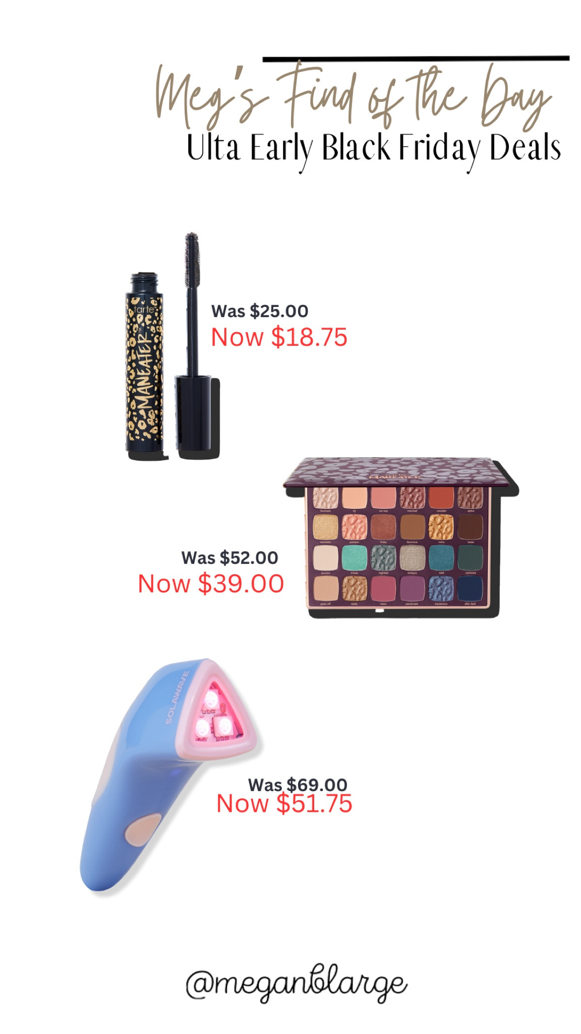 Early Black Friday deals at Ulta! 



#LTKfindsunder100 #LTKHoliday #LTKbeauty