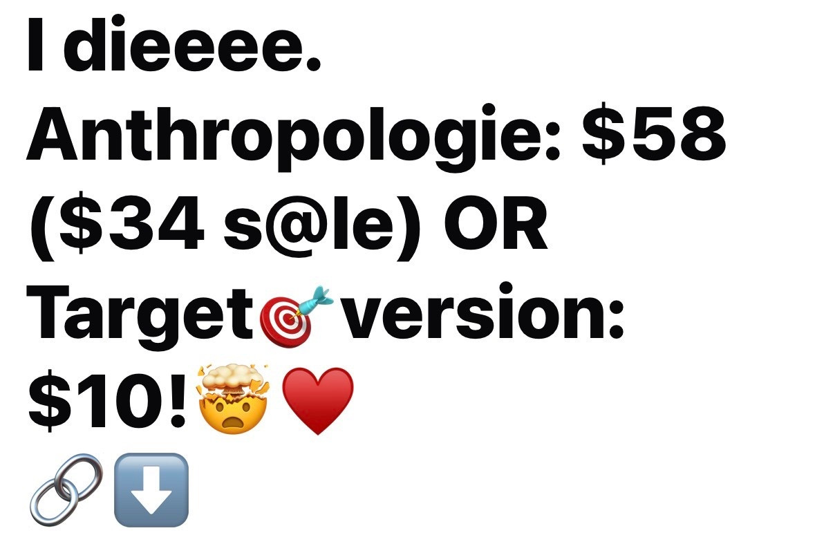 Target? Or Anthro?! ❤️❤️

#LTKSaleAlert #LTKGiftGuide #LTKFindsUnder50