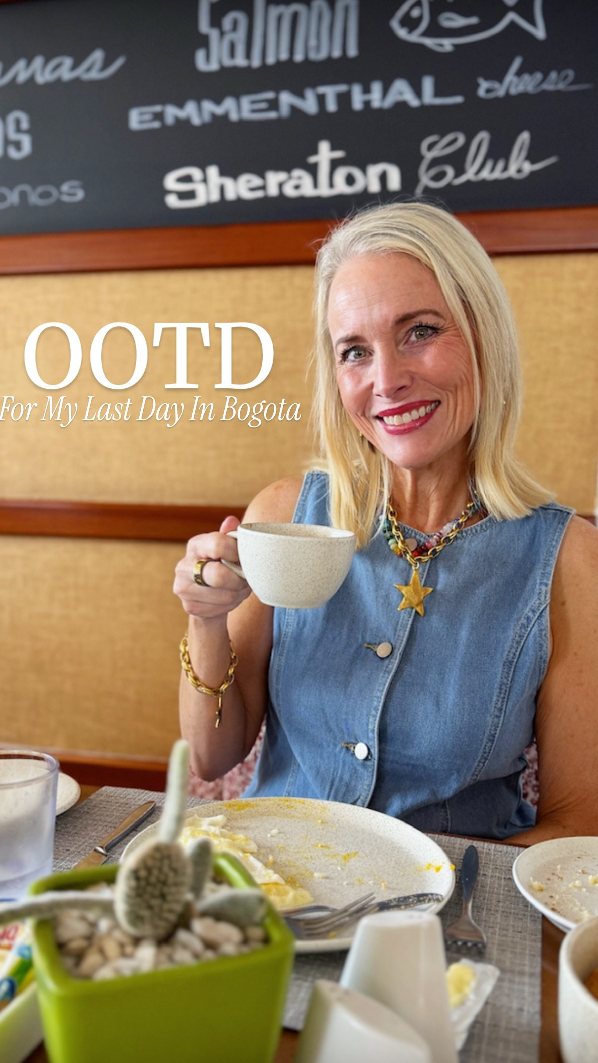 Bogota trade show look 

Vest - Amazon size medium
Skirt - Target size small
Glasses - Amazon Amomoma use code LAUREN10AM
Colorful necklace - Erin McDermott use code LAUREN20
Star necklace, earrings, and bracelet - Bracha 

#LTKStyleTip #LTKOver40 #LTKFindsUnder50