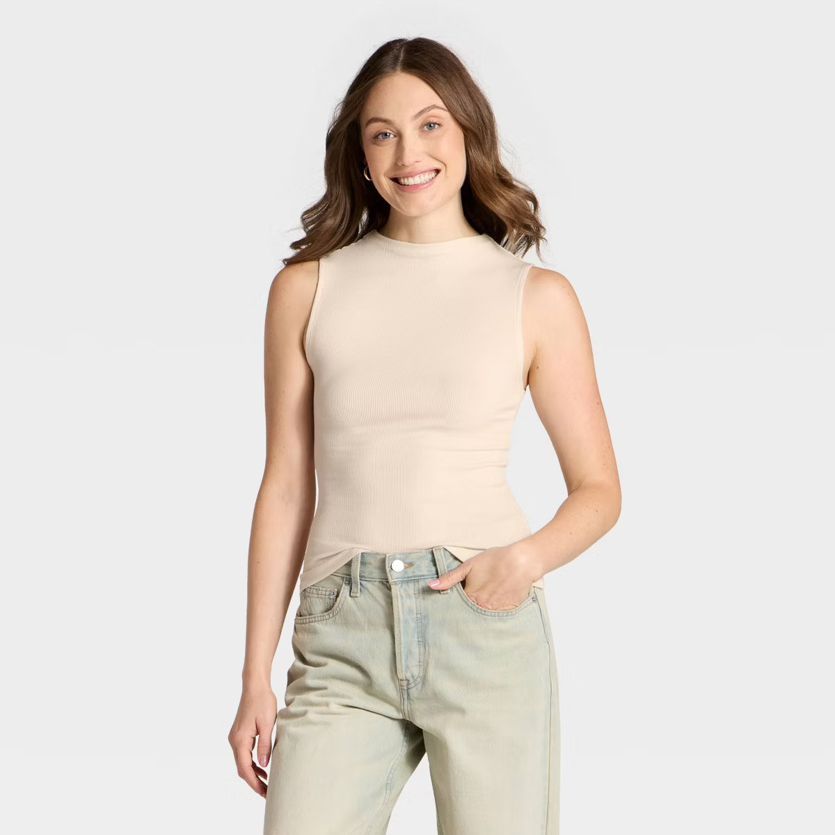 Women's Ribbed Pullover Tank Top - Universal Thread™ | Target