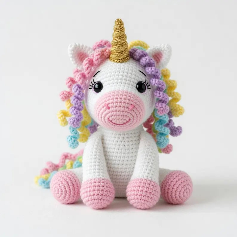 Crochet Unicorn Amigurumi Pattern | Beginner Friendly Plush Toy Tutorial (PDF Download) - Etsy | Etsy (Global)