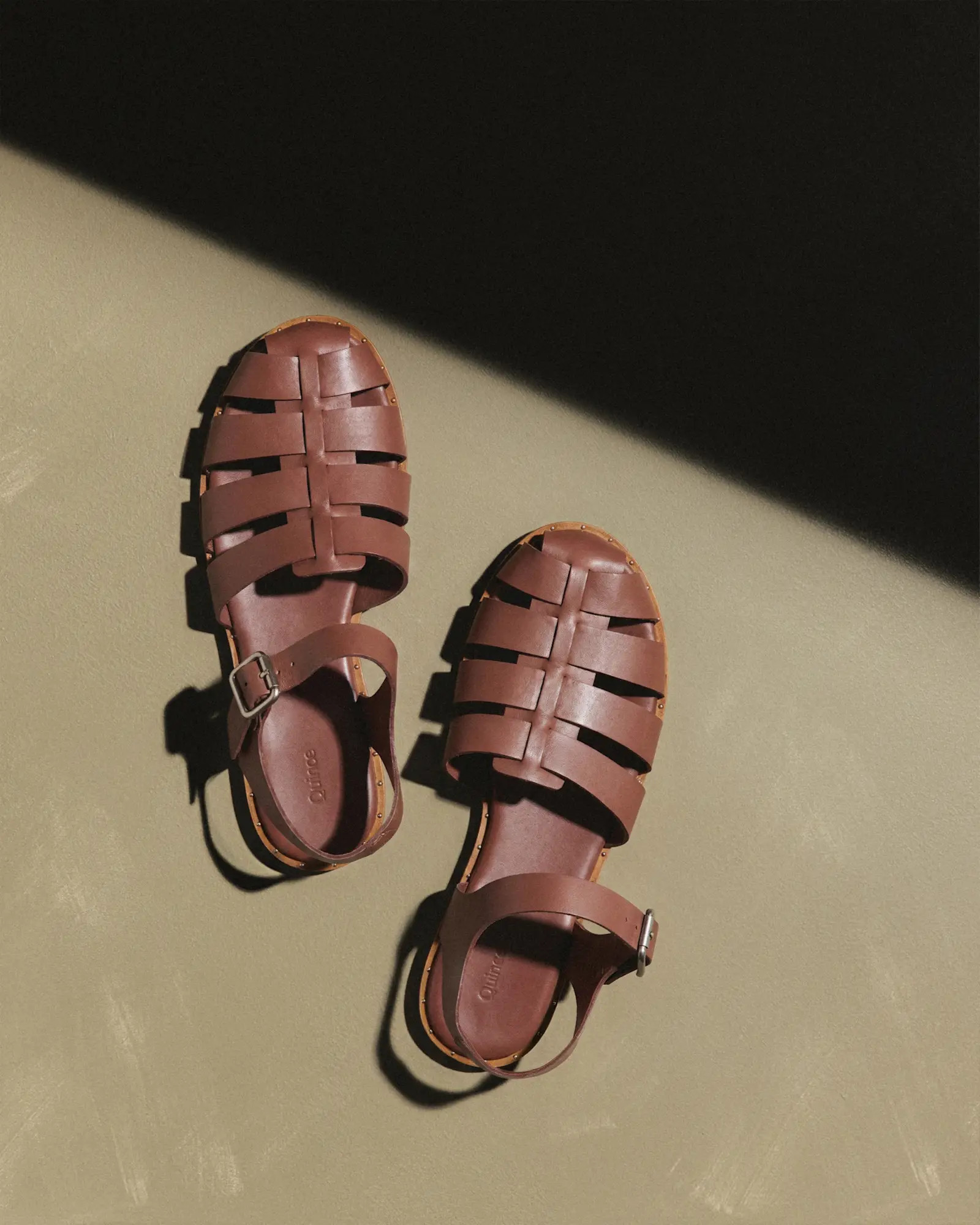 Italian Leather Fisherman Sandal | Quince