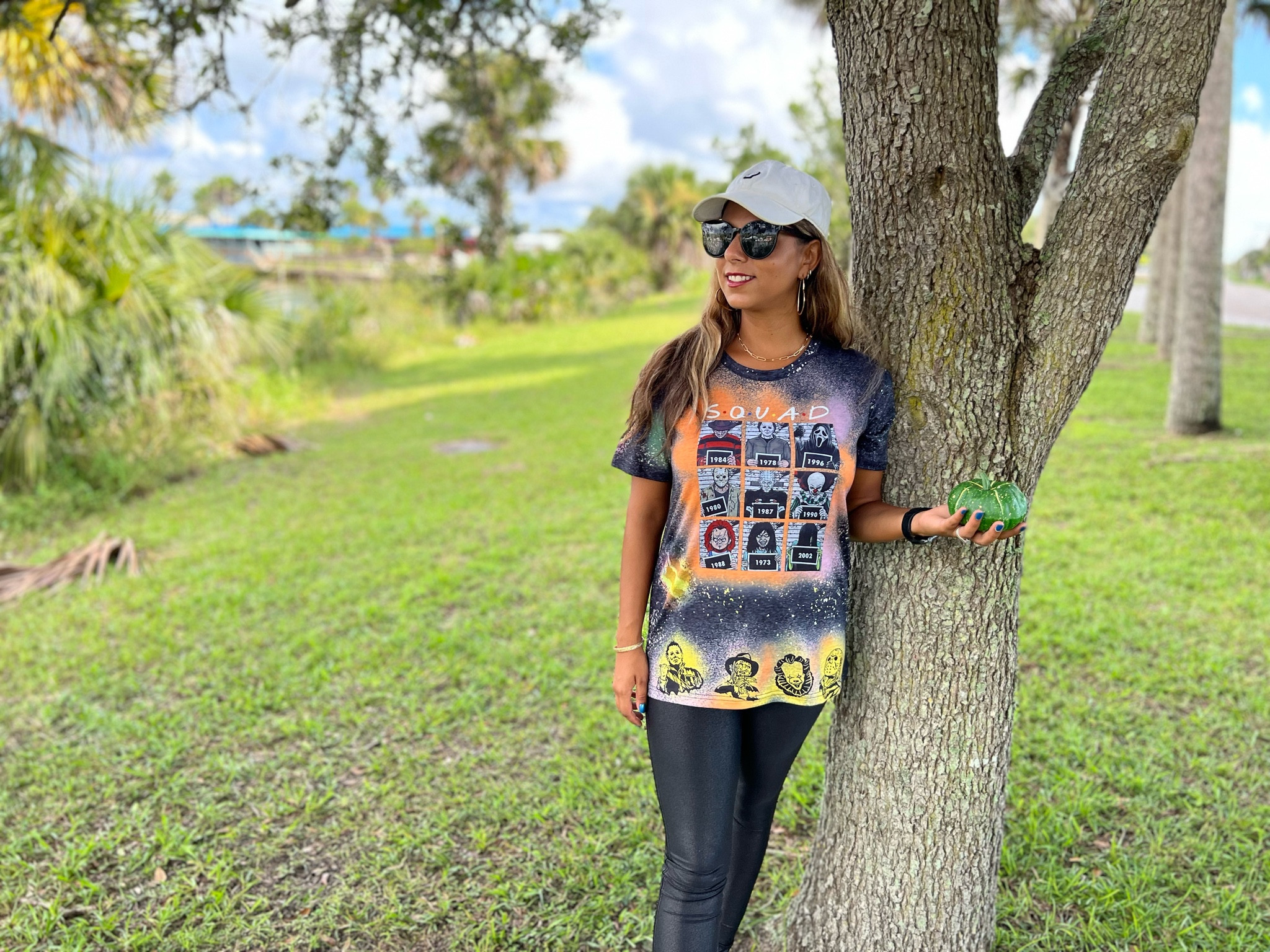 Halloween squad tshirt horror movie shirt hocus pocus weird graphic top print casual short sleeves 

I’m wearing a size small in bleach black. 130 lbs. 5’4
#amazon #founditonamazon #amazonfashion #tshirt #graphic #chucky #halllween #horror #jason #halloweenh20 #scream

#LTKSeasonal #LTKunder50 #LTKstyletip