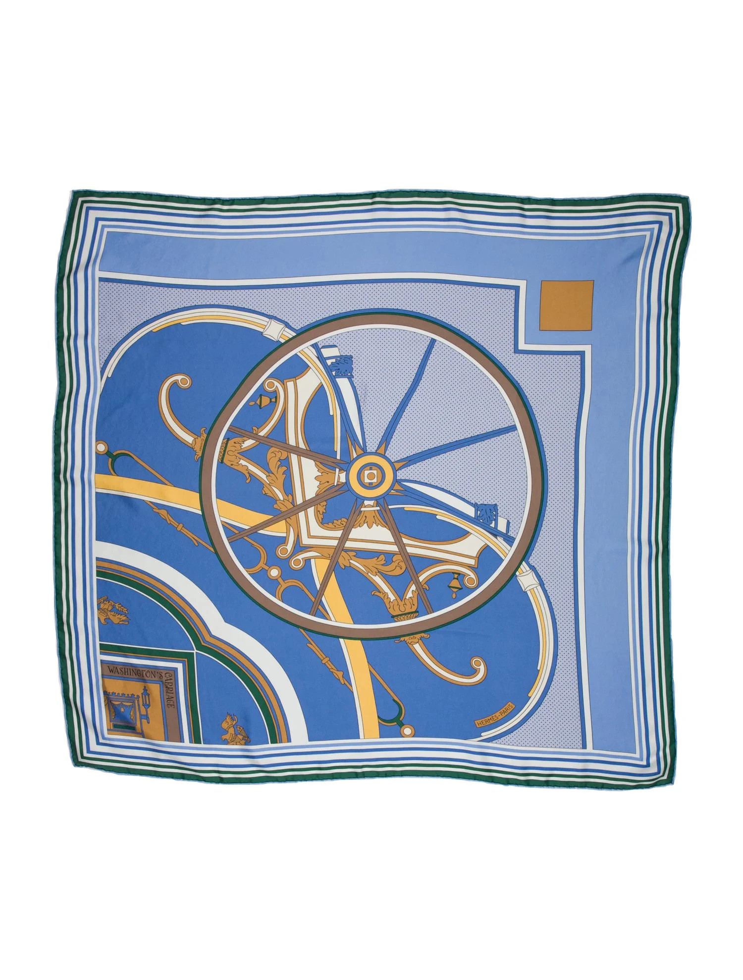 Washington's Carriage Wash Silk Scarf w/ Tags | The RealReal