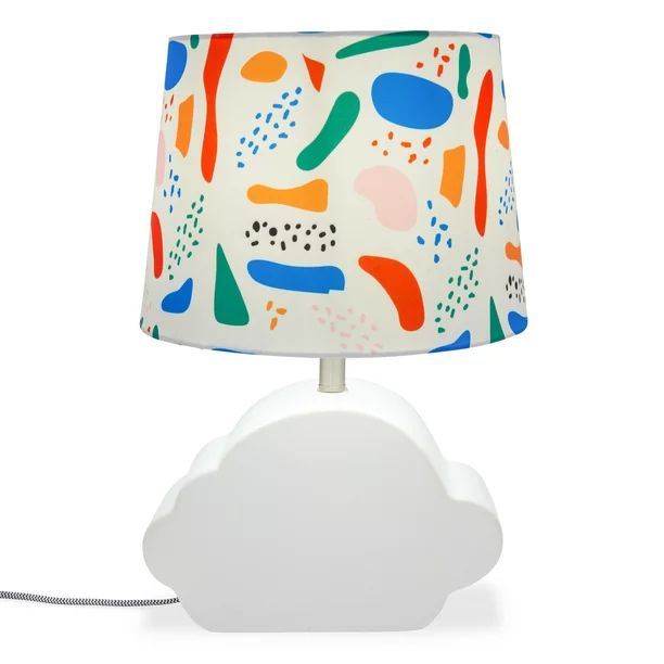Abstract Shapes Shade with Ceramic Cloud Shaped Base by Drew Barrymore Flower Kids | Walmart (US)