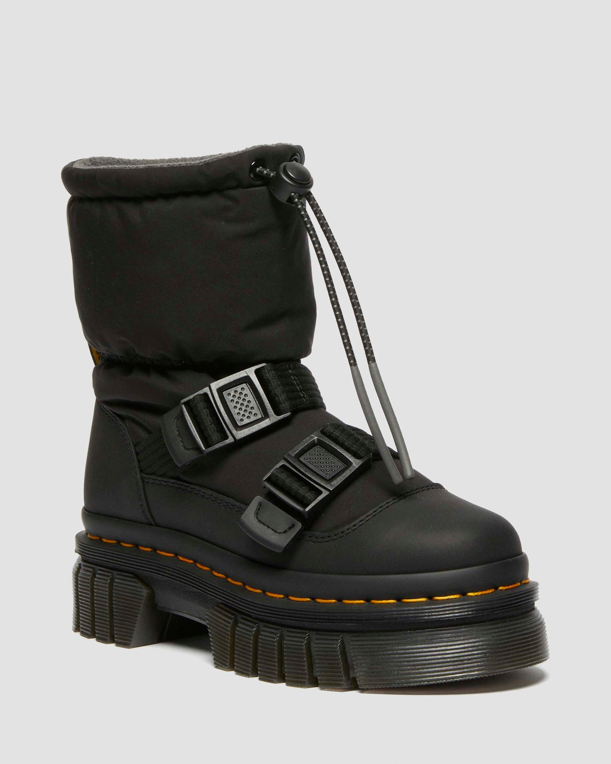 Audrick Lo Puffer Boots in Black | Dr. Martens | Dr. Martens