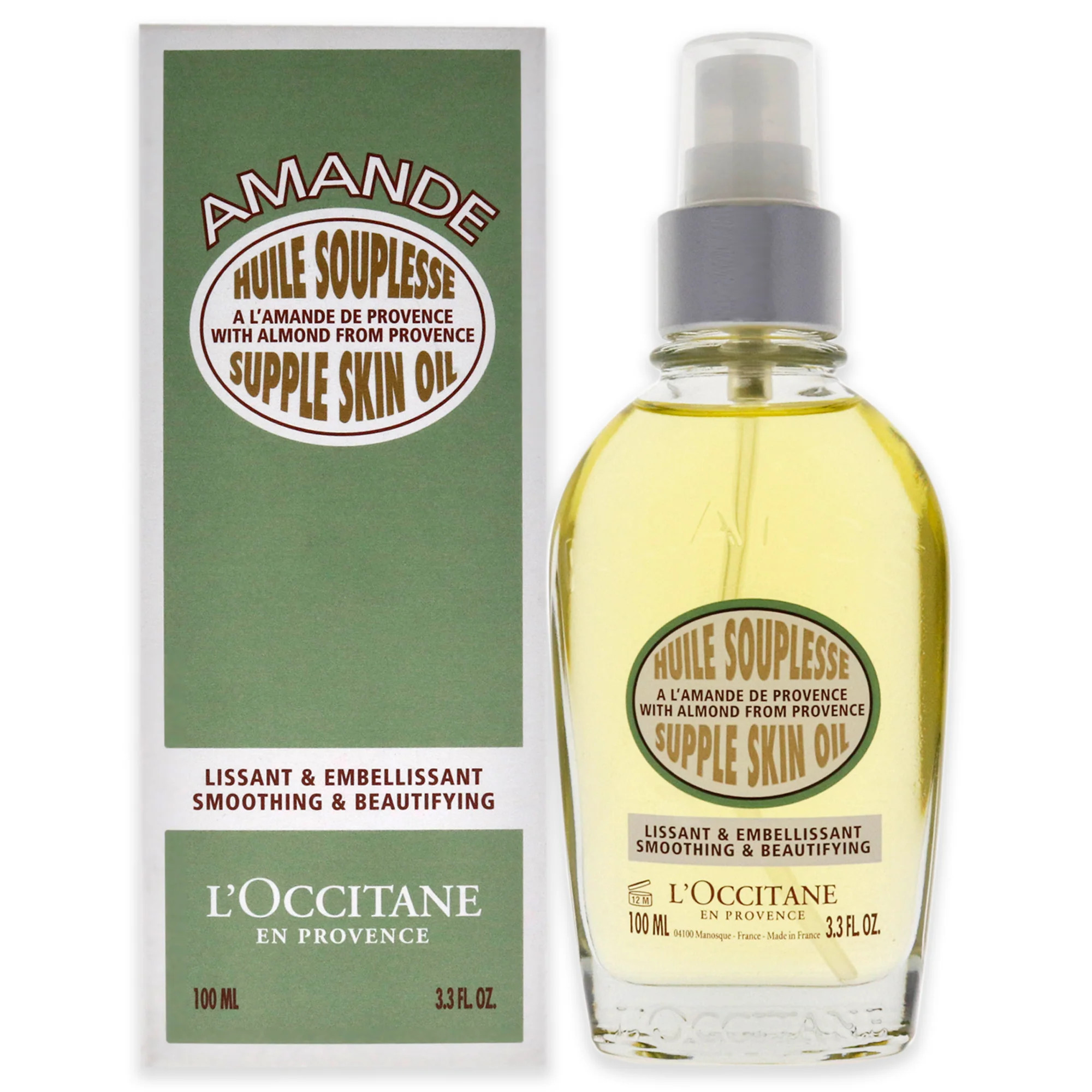 Almond Supple Skin Oil by LOccitane for Unisex - 3.4 oz Body Oil | Shop Simon