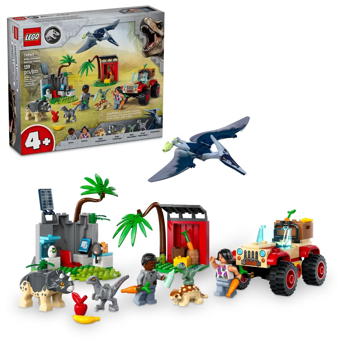 LEGO Jurassic World Baby Dinosaur Rescue Center and Toy Car 76963 | Target