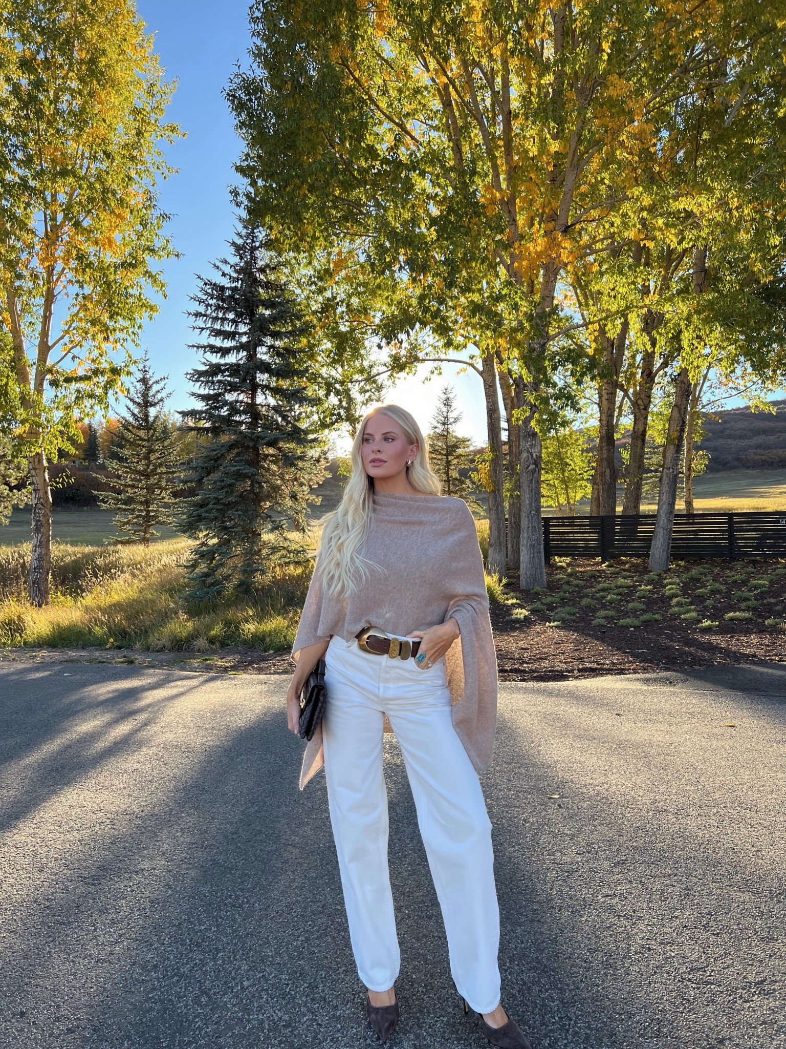 Aspen outfit: poncho is os, size 26 jeans, shoes run tts! 

#kathleenpost western chic style, dinner outfit, fall style, fall outfit, chic fashion, thanksgiving outfit

#LTKStyleTip #LTKSeasonal
