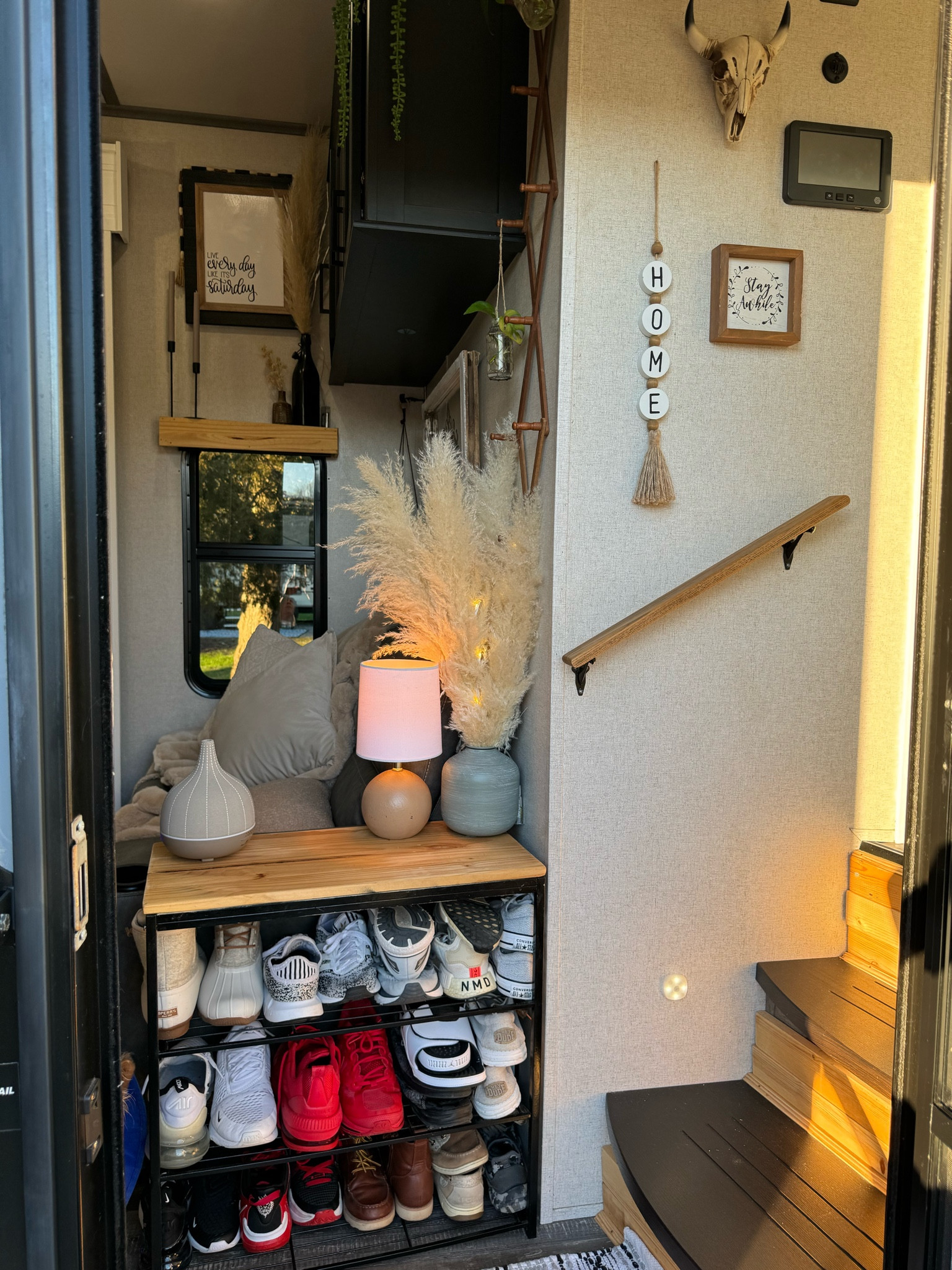 Small living= shoe storage solutions! 
Just because you look tiny doesn’t mean you have to have a mess, this shoe rack keeps us organized all the time.  Love my tiny home decor! ❣️

#LTKtravel #LTKstyletip #LTKhome