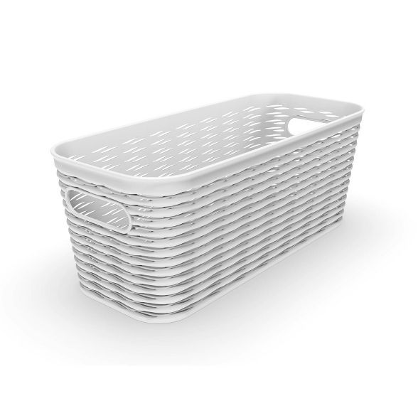 5L 1/2 Medium Wave Design Rectangle Basket - Room Essentials™ | Target