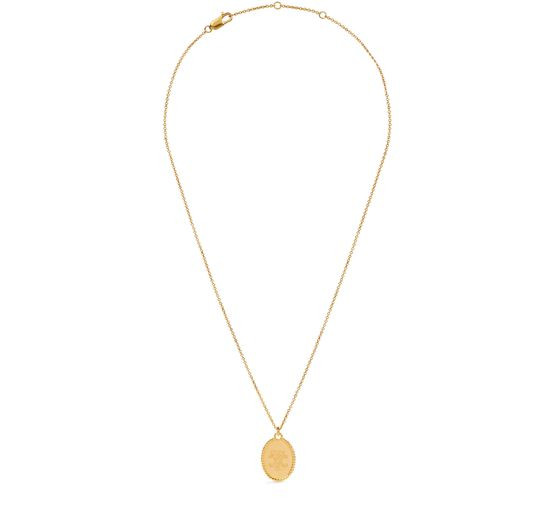 Triomphe münz-halskette aus messing mit gold-finish - CELINE | 24S (APAC/EU)