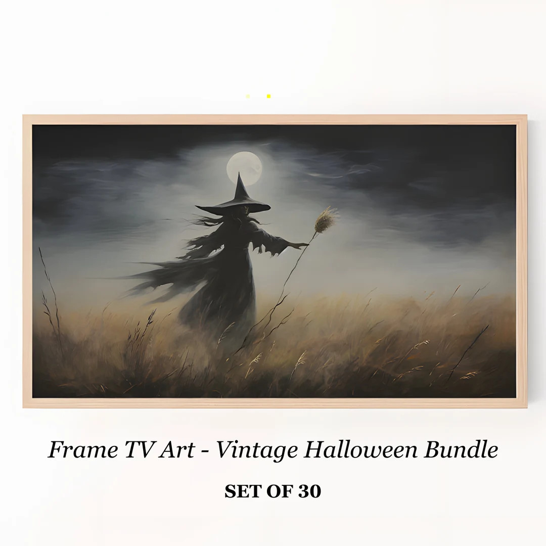 Samsung Frame Tv Art Halloween Frame Tv Art Spooky Art for - Etsy | Etsy (US)
