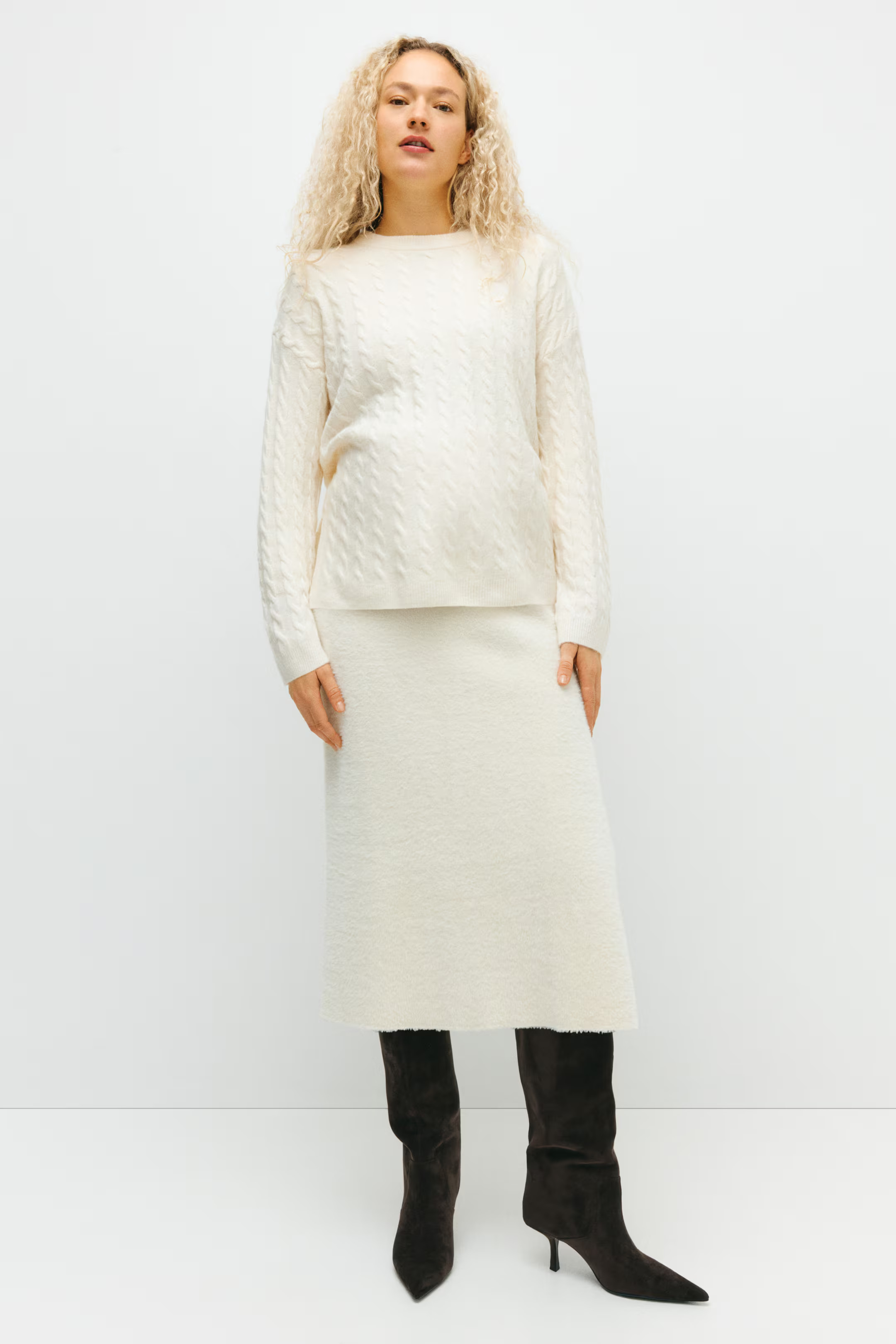 MAMA Cable-knit jumper | H&M (UK, MY, IN, SG, PH, TW, HK)