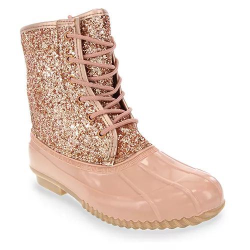 sugar Skipper Women's Waterproof Glitter Rain Boots | Kohl's