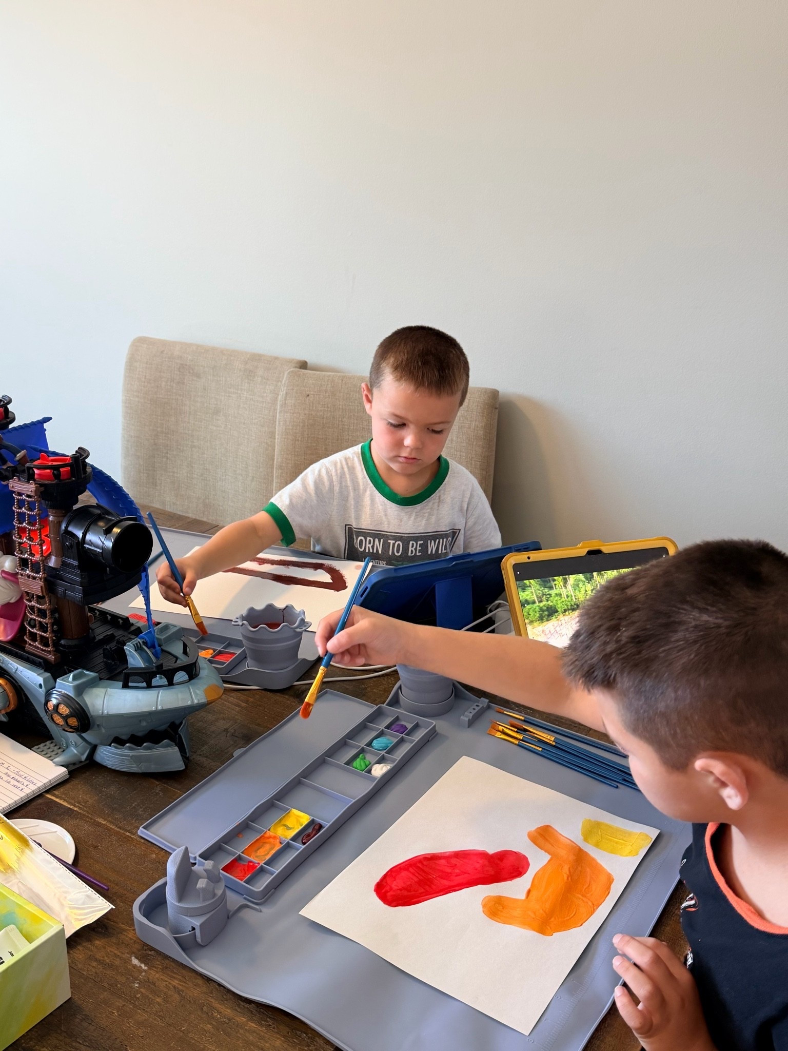 Summer painting essentials to make the mess as clean and easy to clean up as I can. I'm not a fan of messes

#LTKdayinmylife #LTKmomlife #LTKKids
