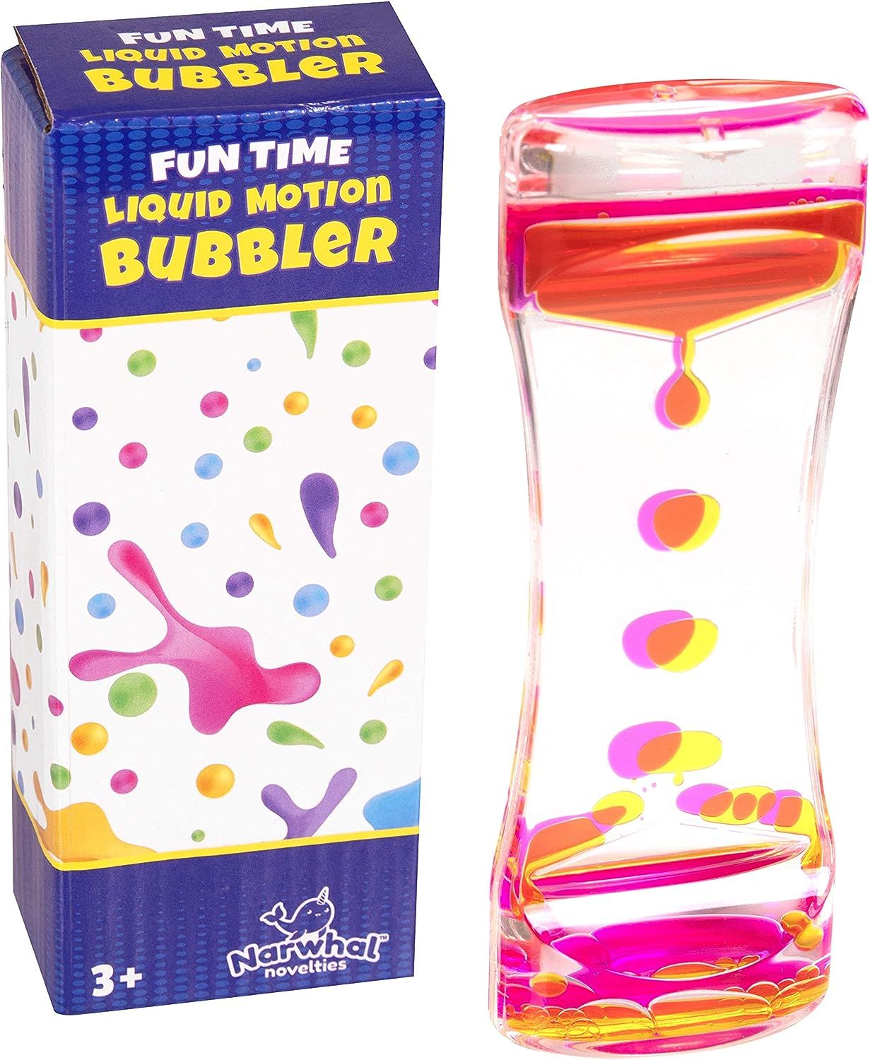 Narwhal Novelties Liquid Motion Bubbler for Kids and Adults - Hourglass Liquid Bubbler/Timer for ... | Amazon (US)
