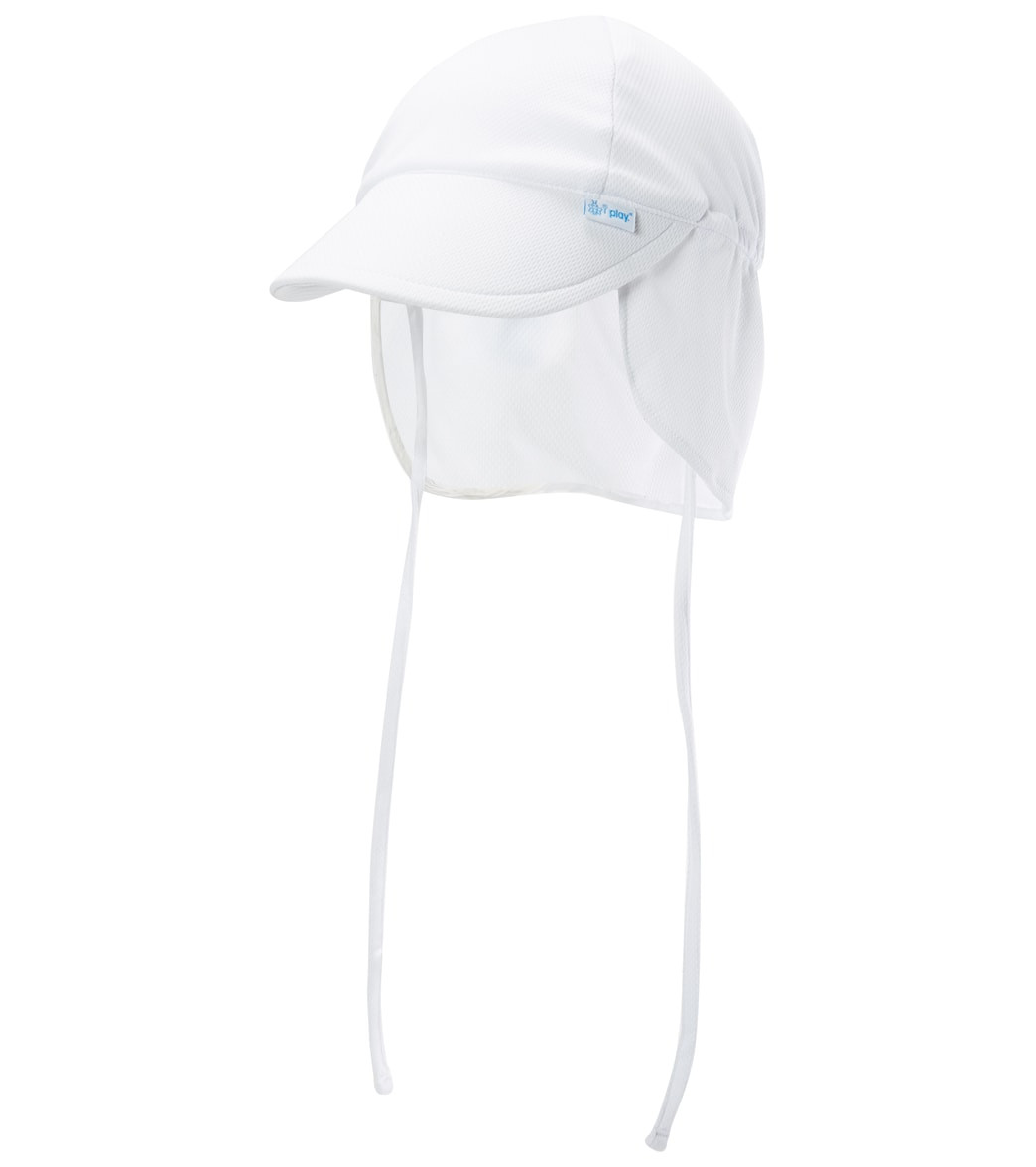 Iplay Breathable Swim & Sun Flap Hat Baby - White 0-6 Months - Swimoutlet.com | SwimOutlet.com