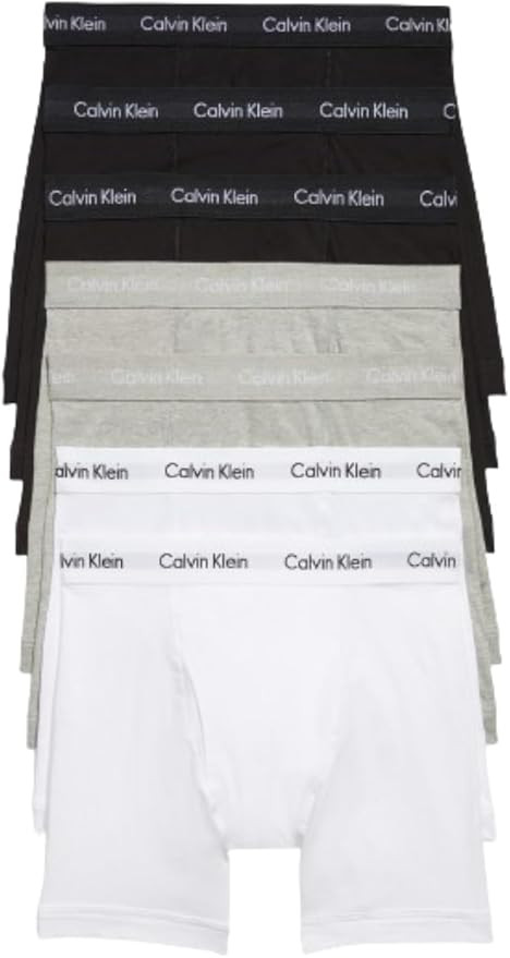 Calvin Klein Men's Cotton Stretch 7-Pack Boxer Brief | Amazon (US)
