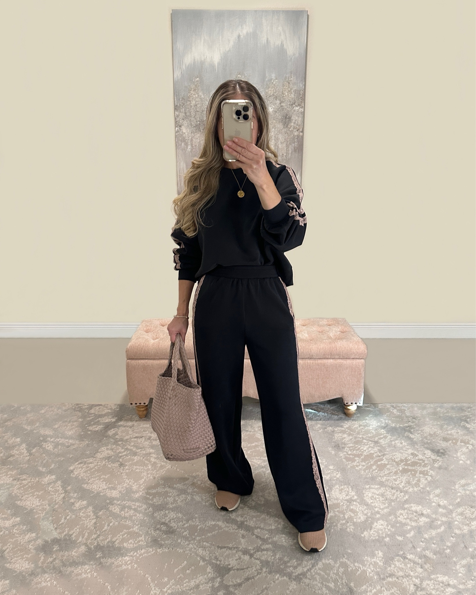 Comfy Outfit. Easy Outfit. Pant Set. Affordable fashion find. Sale alert 💫 

#LTKSaleAlert #LTKCyberWeek #LTKgrwm
