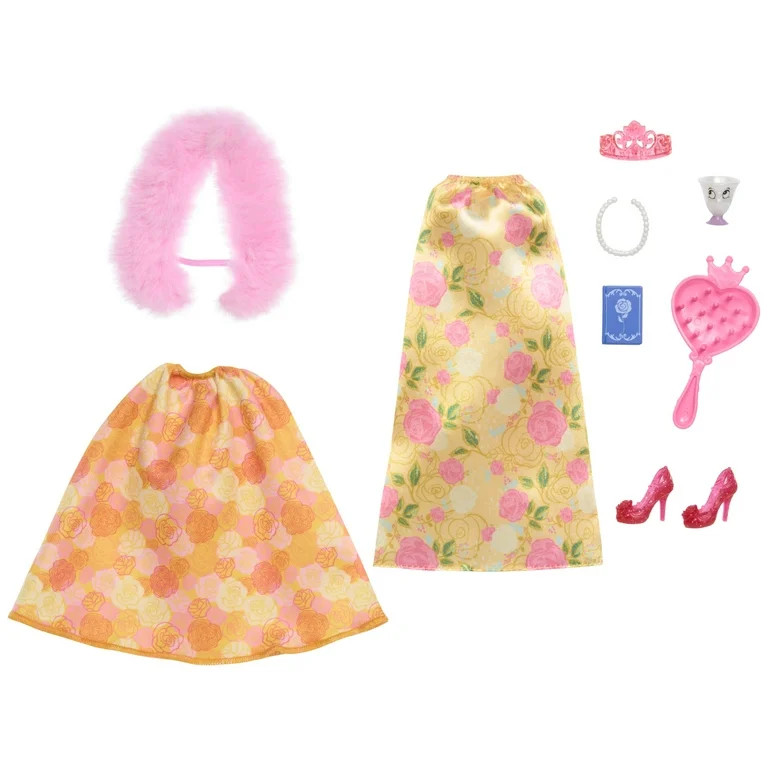 Disney Princess Belle Fashions & Accessories Pack Inspired by Disney Movie Beauty and the Beast [... | Walmart (US)